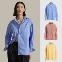 ACHETEZ 1, RECEVEZ 3 ! CHEMISE RAYÉE CLASSIQUE - Bleu - Rouge - Jaune / S